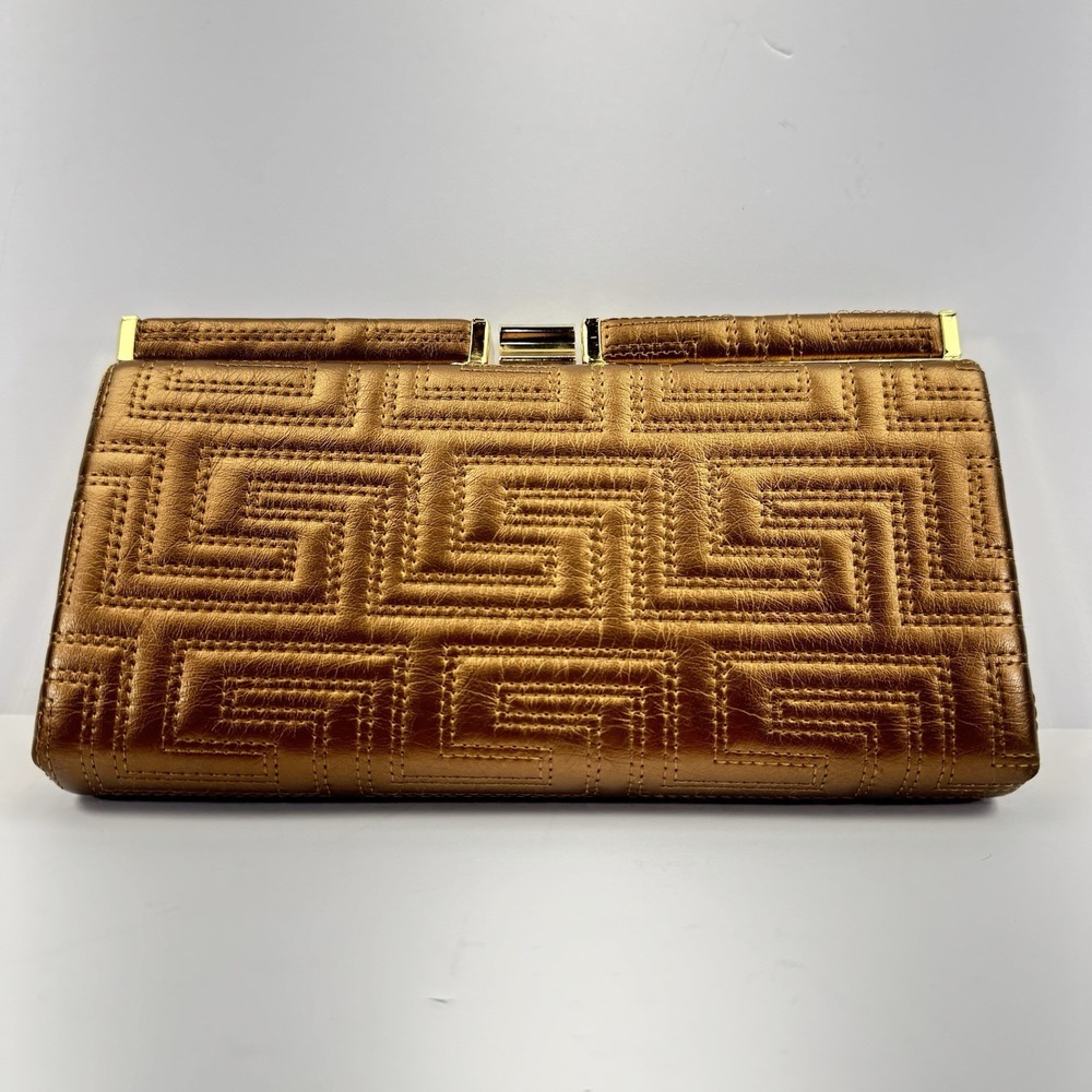 Apt. 9 Women Bronze Clutch One Size Cocktail Party